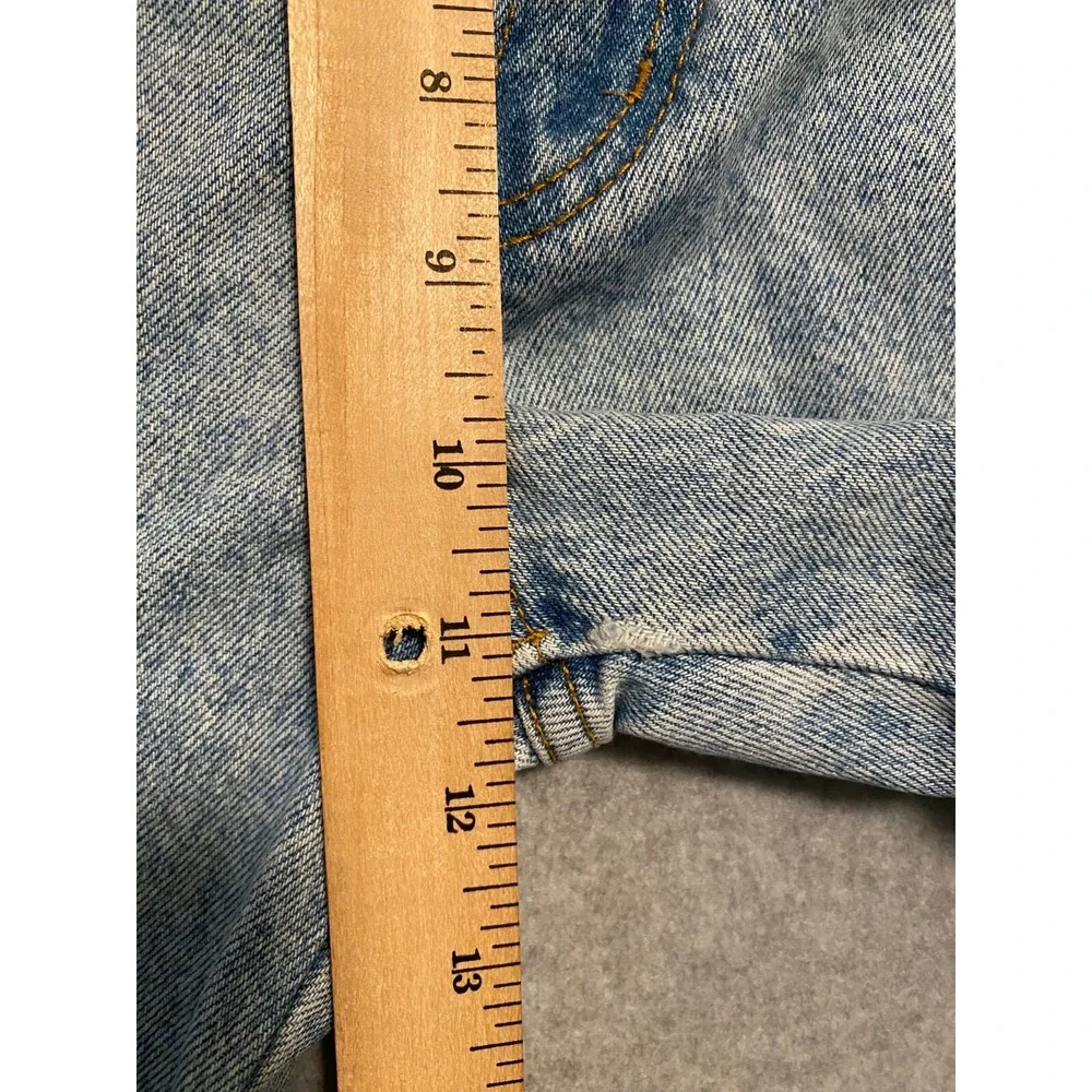 Vintage Fornari Jeans Womens 28 Blue Light Wash Denim 90s Italian Hi Rise Cotton - Picture 9 of 16
